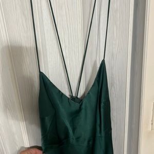 Emerald Green dress from Hello Molly. Used as bridesmaid dress once.
